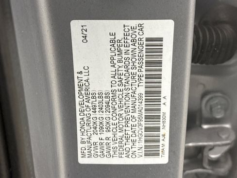 Used 2021 Honda Accord Touring image 24