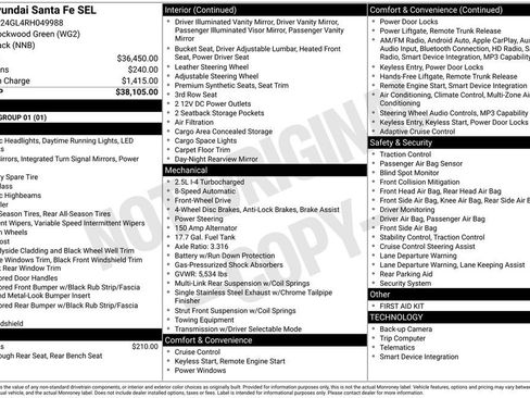 Used 2024 Hyundai Santa Fe SEL FWD image 3
