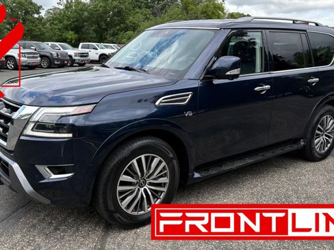 Used 2021 Nissan Armada SL w/ Captain's Chairs Package AWD/4WD image 1