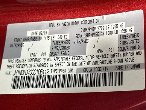 Used 2016 MAZDA MX-5 Miata Grand Touring RWD image 12