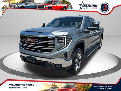 Certified 2025 GMC Sierra 1500 SLT w/ SLT Premium Plus Package AWD/4WD image 1