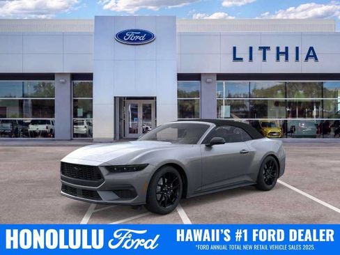 New 2026 Ford Mustang Convertible w/ Mustang Nite Pony Package RWD image 1