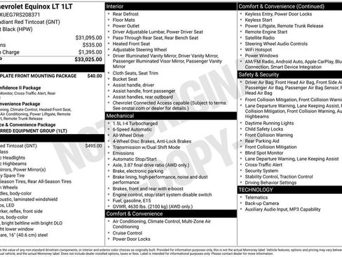 Used 2024 Chevrolet Equinox LT AWD/4WD image 5