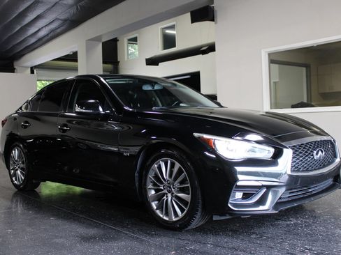 Used 2018 INFINITI Q50 Luxe w/ Essential Package (3.0T Luxe) AWD/4WD image 1
