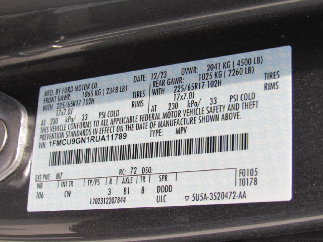 Used 2024 Ford Escape Active AWD/4WD image 25