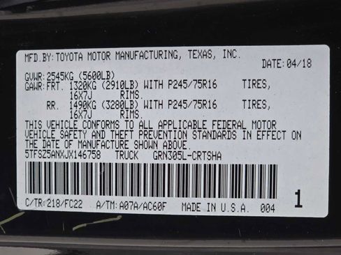 Used 2018 Toyota Tacoma SR5 AWD/4WD image 31
