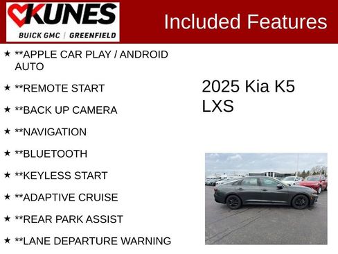 Used 2025 Kia K5 LXS image 2