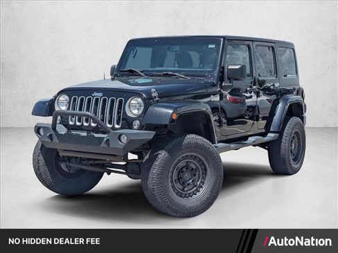 Used 2016 Jeep Wrangler Unlimited Sahara w/ Connectivity Group AWD/4WD image 1