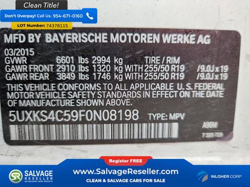 Used 2015 BMW X5 xDrive35d image 16