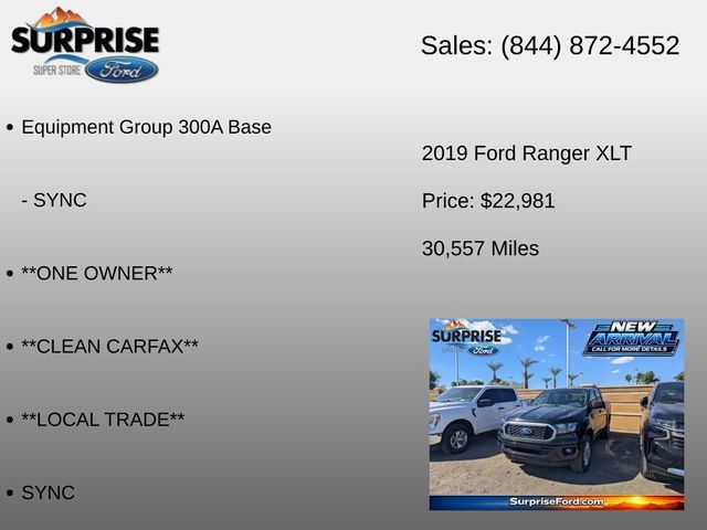 Used 2019 Ford Ranger XLT w/ Trailer Tow Package RWD image 6