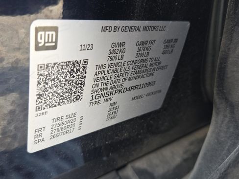 Used 2024 Chevrolet Tahoe Z71 w/ Luxury Package image 22