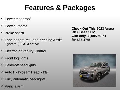 Used 2023 Acura RDX AWD w/ Advance Package image 20