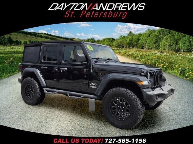 Certified 2018 Jeep Wrangler Unlimited Sport S AWD/4WD image 1