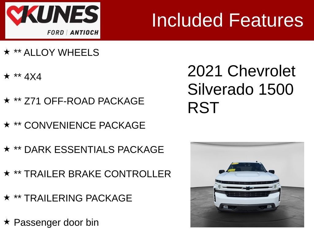 Used 2021 Chevrolet Silverado 1500 RST AWD/4WD image 4