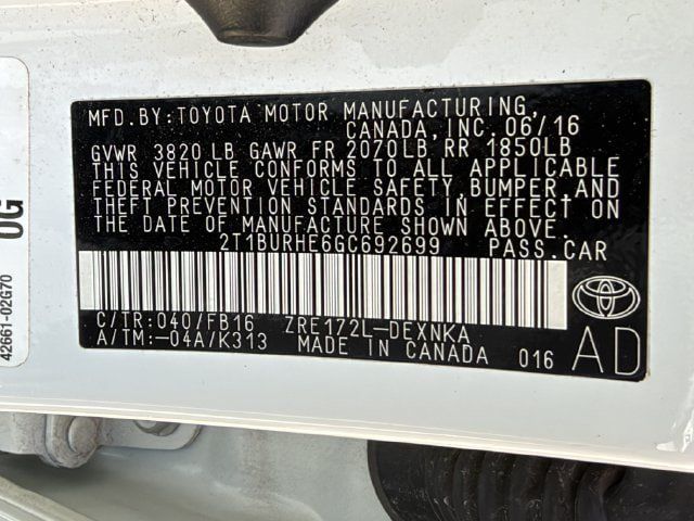 Used 2016 Toyota Corolla LE FWD image 25