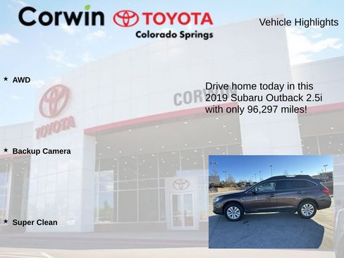 Used 2019 Subaru Outback 2.5i image 6