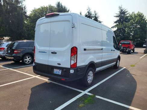 Used 2022 Ford E-Transit Medium Roof w/ Load Area Protection Package RWD image 3