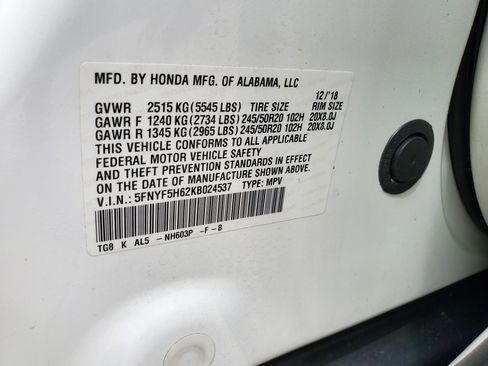 Used 2019 Honda Pilot Touring image 71