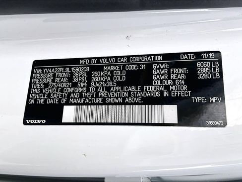 Used 2020 Volvo XC90 T6 Inscription AWD/4WD image 34