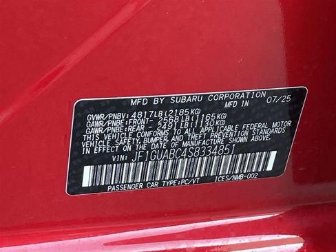 Certified 2025 Subaru Impreza 2.0i image 30