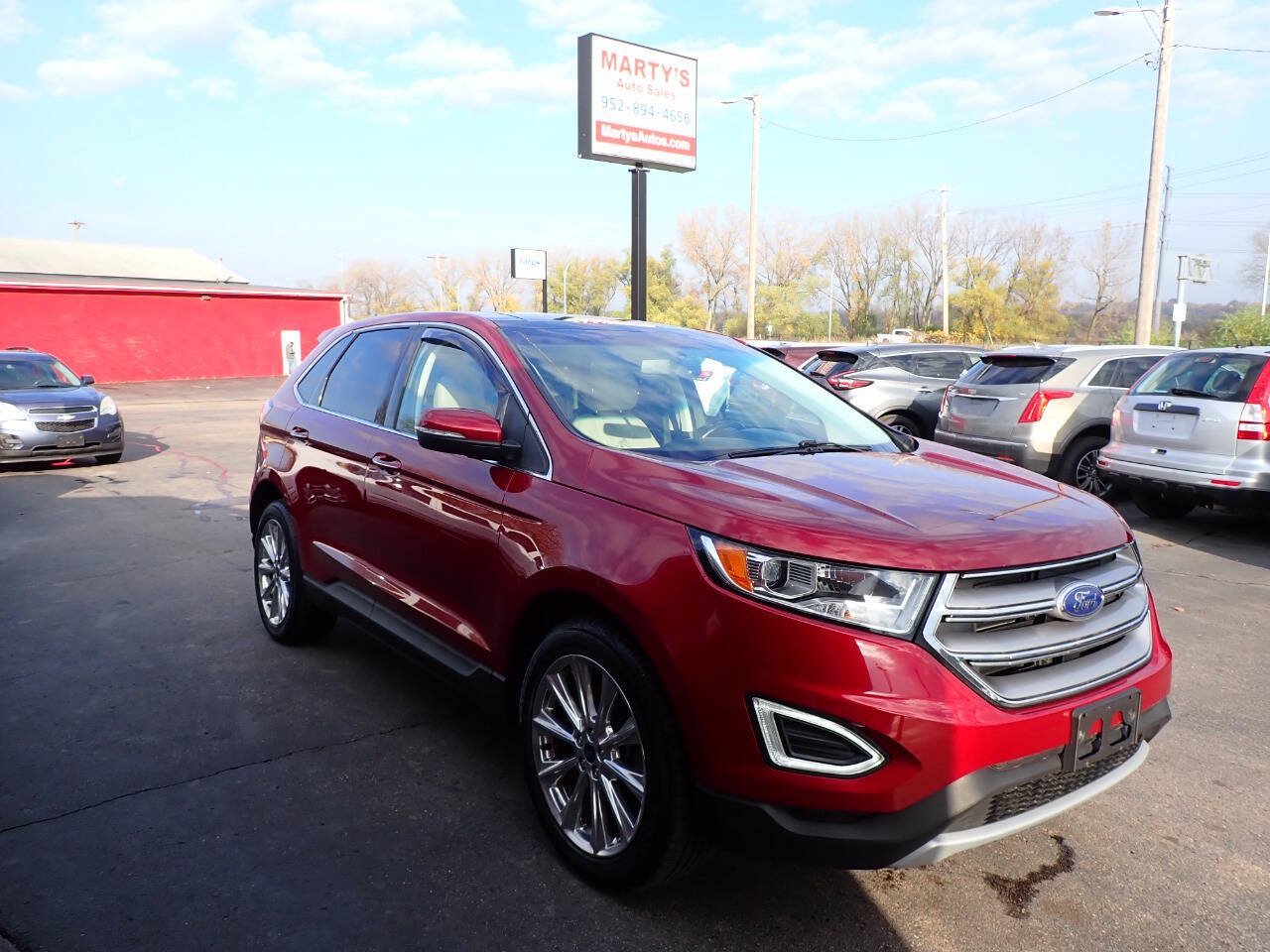 Used 2017 Ford Edge Titanium w/ Equipment Group 301A AWD/4WD image 1