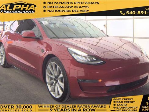 Used 2018 Tesla Model 3 Long Range AWD/4WD image 1