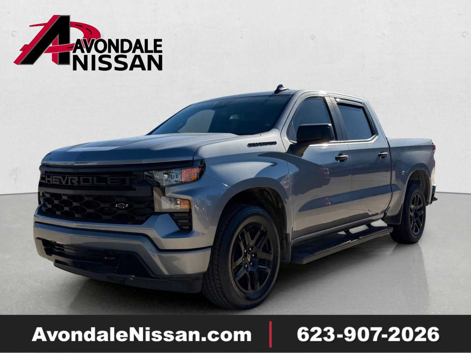 Used 2023 Chevrolet Silverado 1500 Custom w/ LPO, Dark Essentials Package RWD image 1