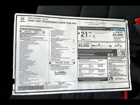 New 2025 RAM 1500 Tradesman w/ Night Edition image 13