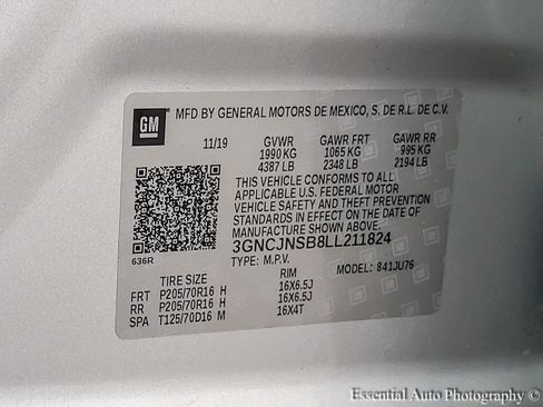 Used 2020 Chevrolet Trax LS w/ Tint and Cruise Package image 35