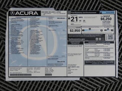 Used 2026 Acura MDX A-Spec image 9