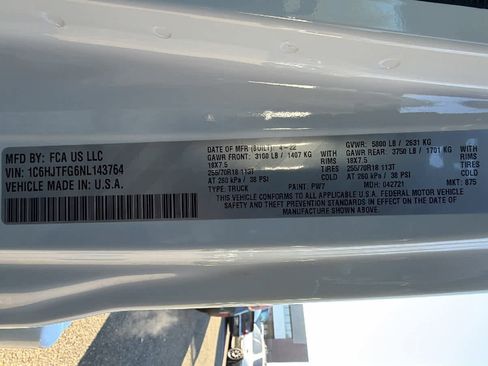 Used 2022 Jeep Gladiator Overland w/ Popular Equipment Package image 21