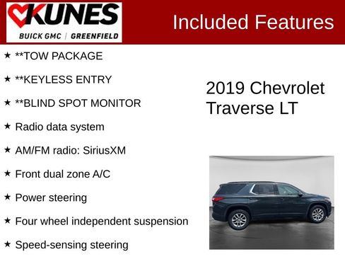 Used 2019 Chevrolet Traverse LT AWD/4WD image 3