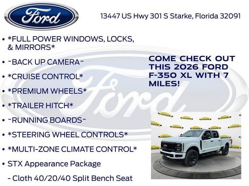 New 2026 Ford F350 XL w/ STX Appearance Package image 10