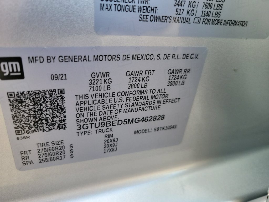 Certified 2021 GMC Sierra 1500 SLE AWD/4WD image 33