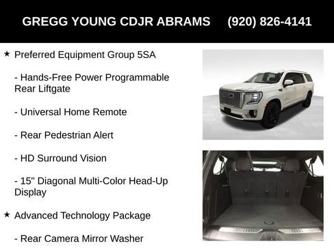 Used 2022 GMC Yukon XL Denali w/ Denali Premium Package AWD/4WD image 25