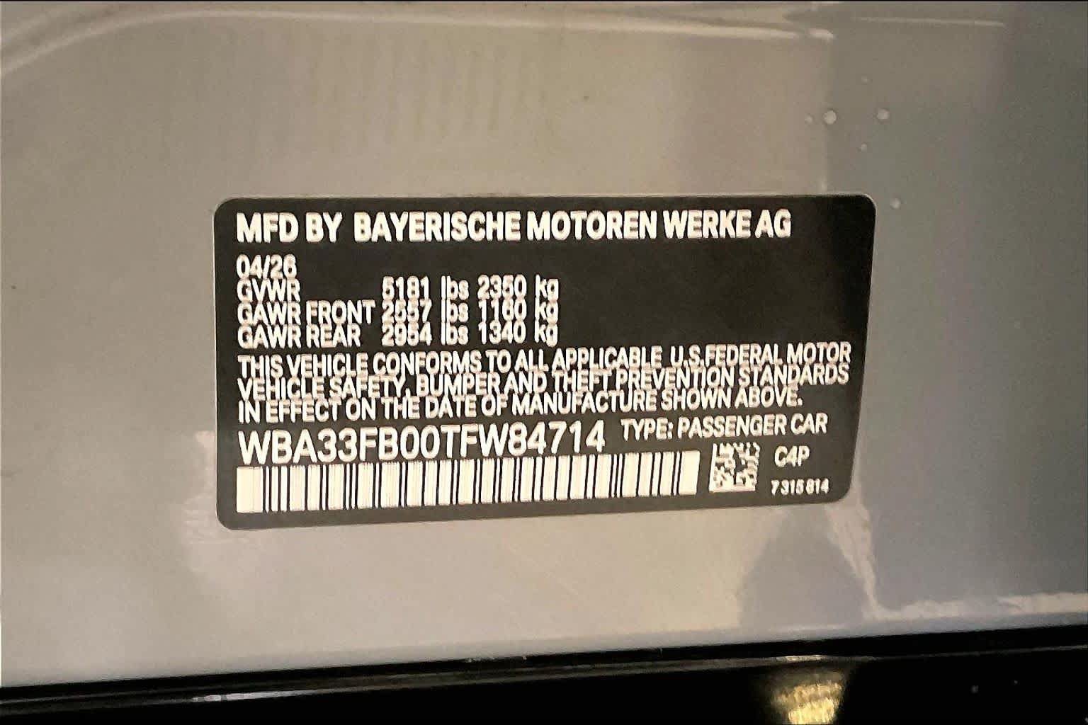 New 2026 BMW 430i xDrive w/ M Sport Package AWD/4WD image 18
