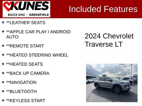 Used 2024 Chevrolet Traverse LT AWD/4WD image 2