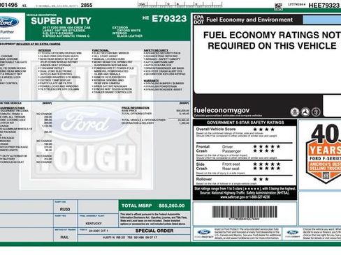 Used 2017 Ford F250 Lariat w/ Chrome Package AWD/4WD image 2