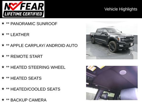 Used 2024 Ford F150 Platinum w/ Equipment Group 702A High AWD/4WD image 2