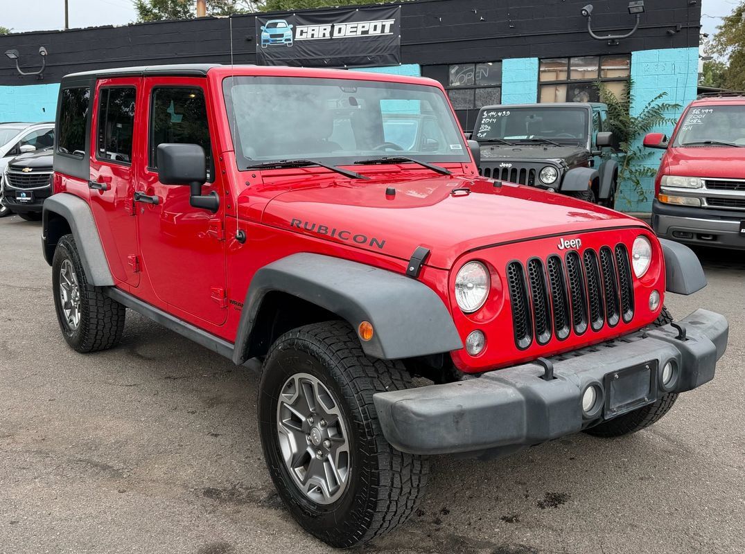 Used 2014 Jeep Wrangler Unlimited Rubicon w/ Connectivity Group AWD/4WD image 1