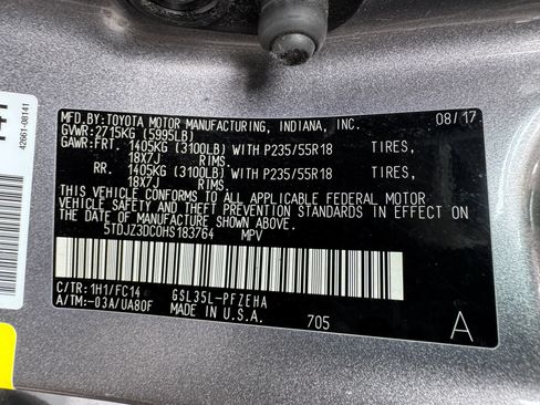 Used 2017 Toyota Sienna LE w/ Protection Package AWD/4WD image 33