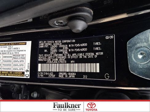 Certified 2020 Toyota 4Runner Limited AWD/4WD image 26