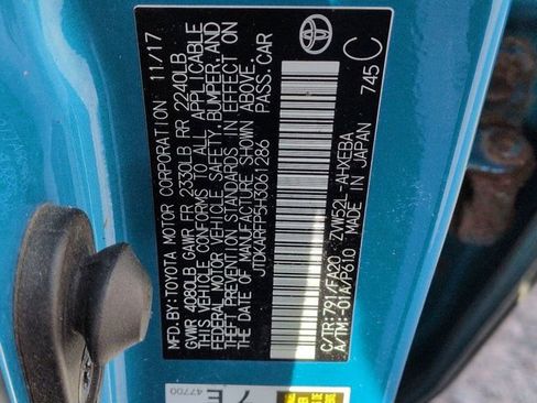 Used 2017 Toyota Prius Prime Plus image 12