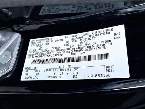 Used 2019 Ford Escape SE AWD/4WD image 33