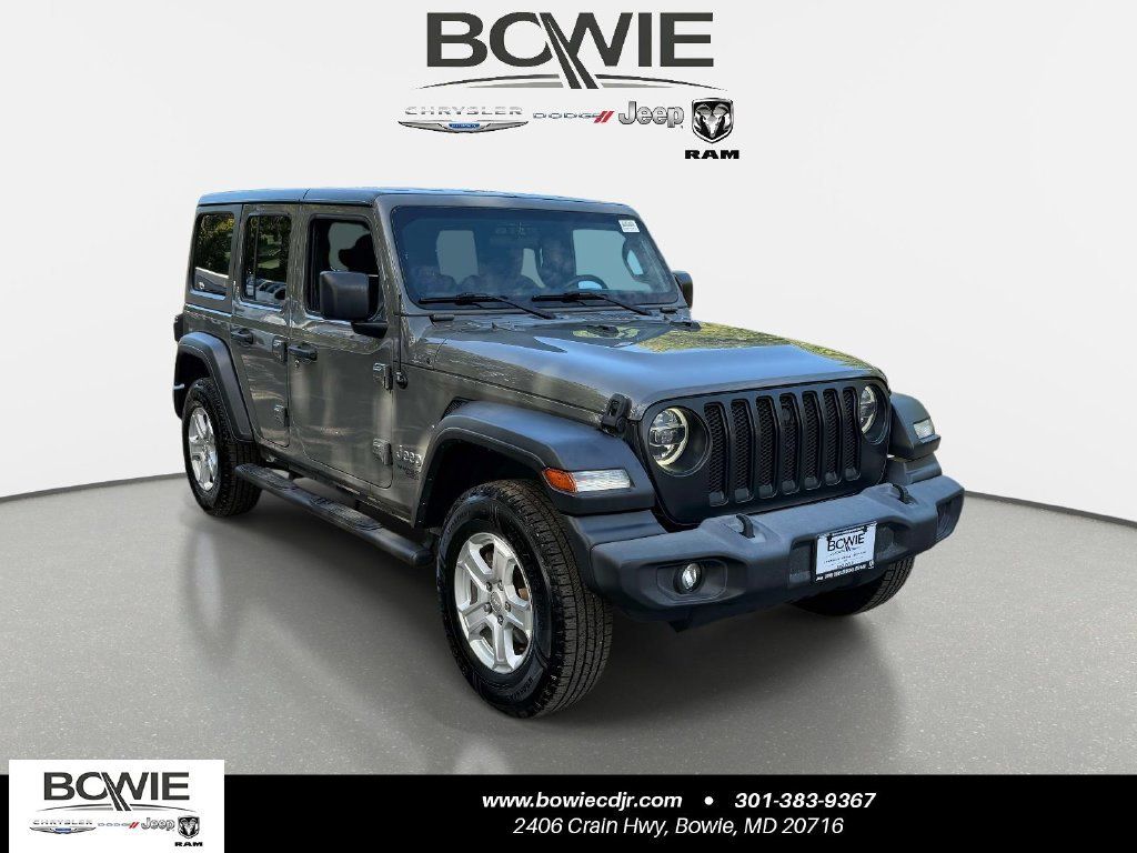 Used 2021 Jeep Wrangler Unlimited Sport AWD/4WD image 1