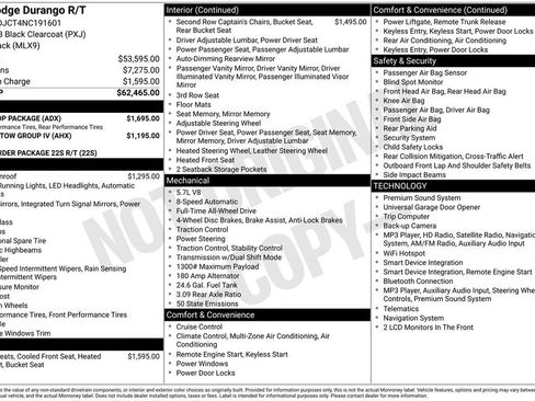 Used 2022 Dodge Durango R/T w/ Blacktop Package AWD/4WD image 7