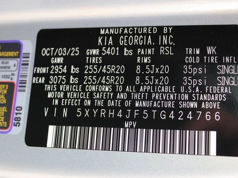 New 2026 Kia Sorento EX w/ EX Premium Package FWD image 34