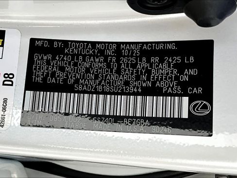 New 2025 Lexus ES 350 w/ Premium Package image 16