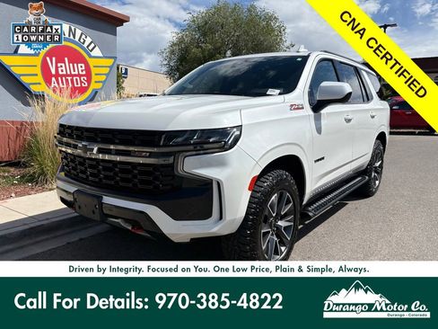 Used 2021 Chevrolet Tahoe Z71 w/ Rear Media and Nav Package AWD/4WD image 1