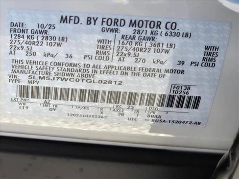 New 2026 Lincoln Aviator Reserve w/ Jet Appearance Package image 18